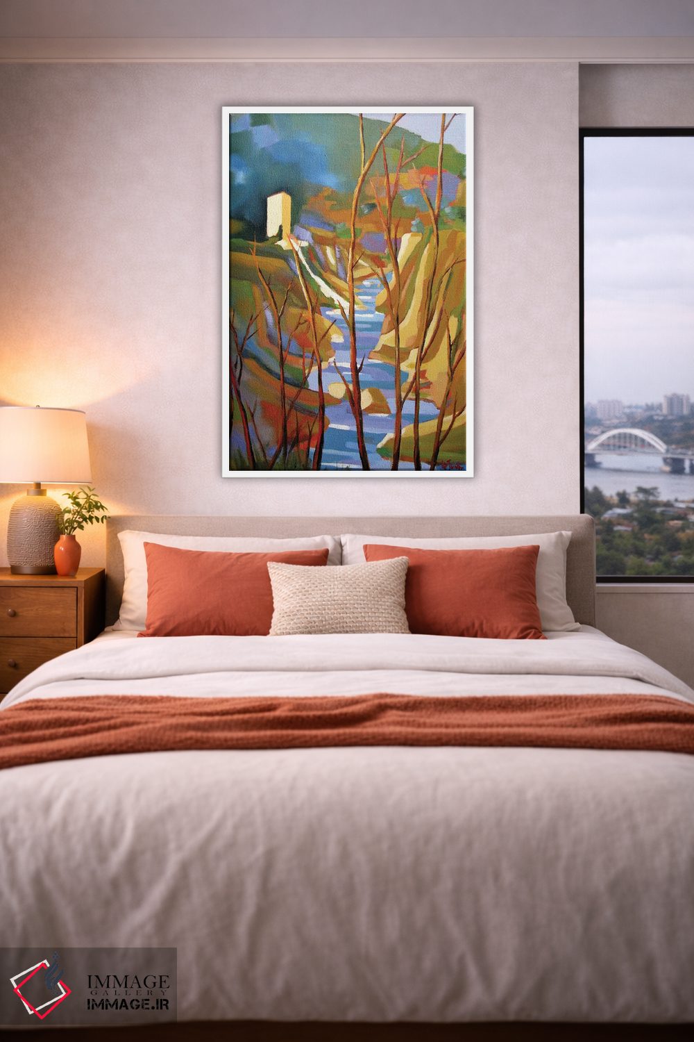 تابلو دکوراتیو آسیاب قدیمی در تنگه های هرو اثر ژان-نوئل لو ژونتر - D4W