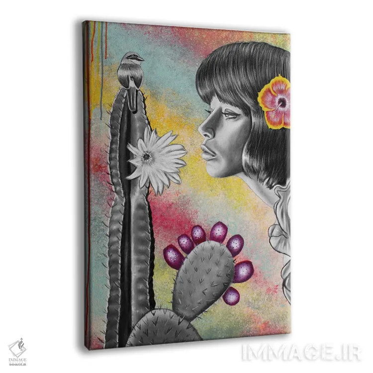 تابلو دکوراتیو ریشه هایم اثر جونیر ناوارو - نمای پرسپکتیو محصول