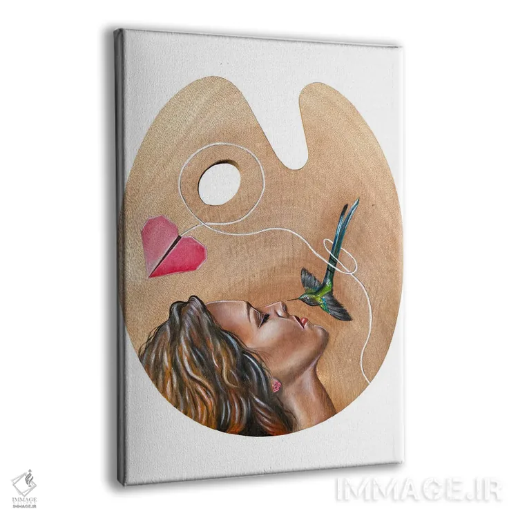 تابلو دکوراتیو به یاد تو اثر جونیر ناوارو - نمای پرسپکتیو محصول