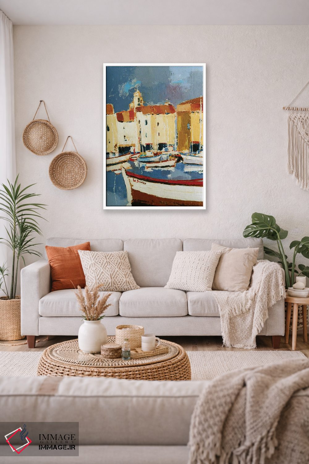 تابلو دکوراتیو سن-تروپه در پروانس اثر ژان-نوئل لو ژونتر - D2W