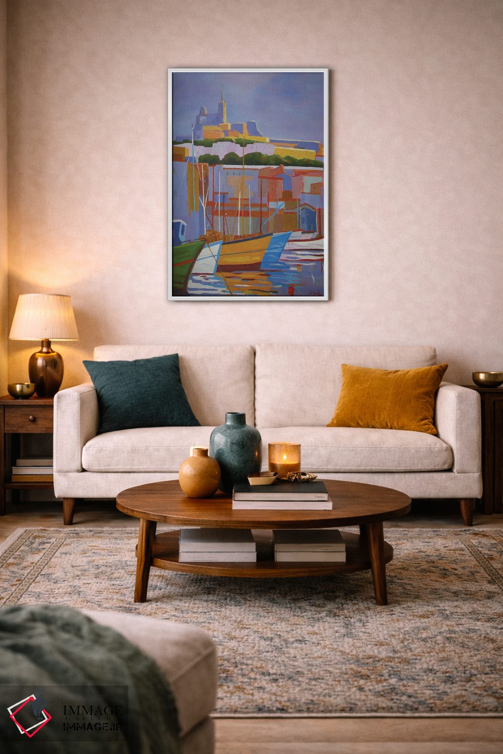 تابلو دکوراتیو مارسی II اثر ژان-نوئل لو ژونتر - D4W