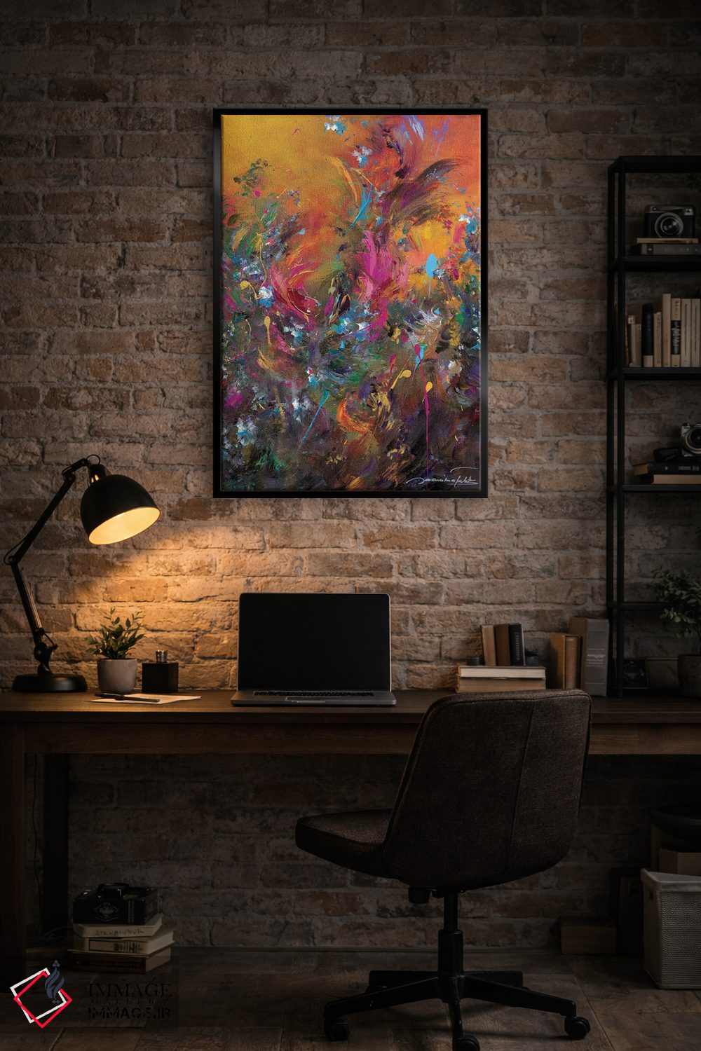 تابلو انتزاعی بازگشت به بهشت ۱ اثر ژانیکا تالتس - D5B