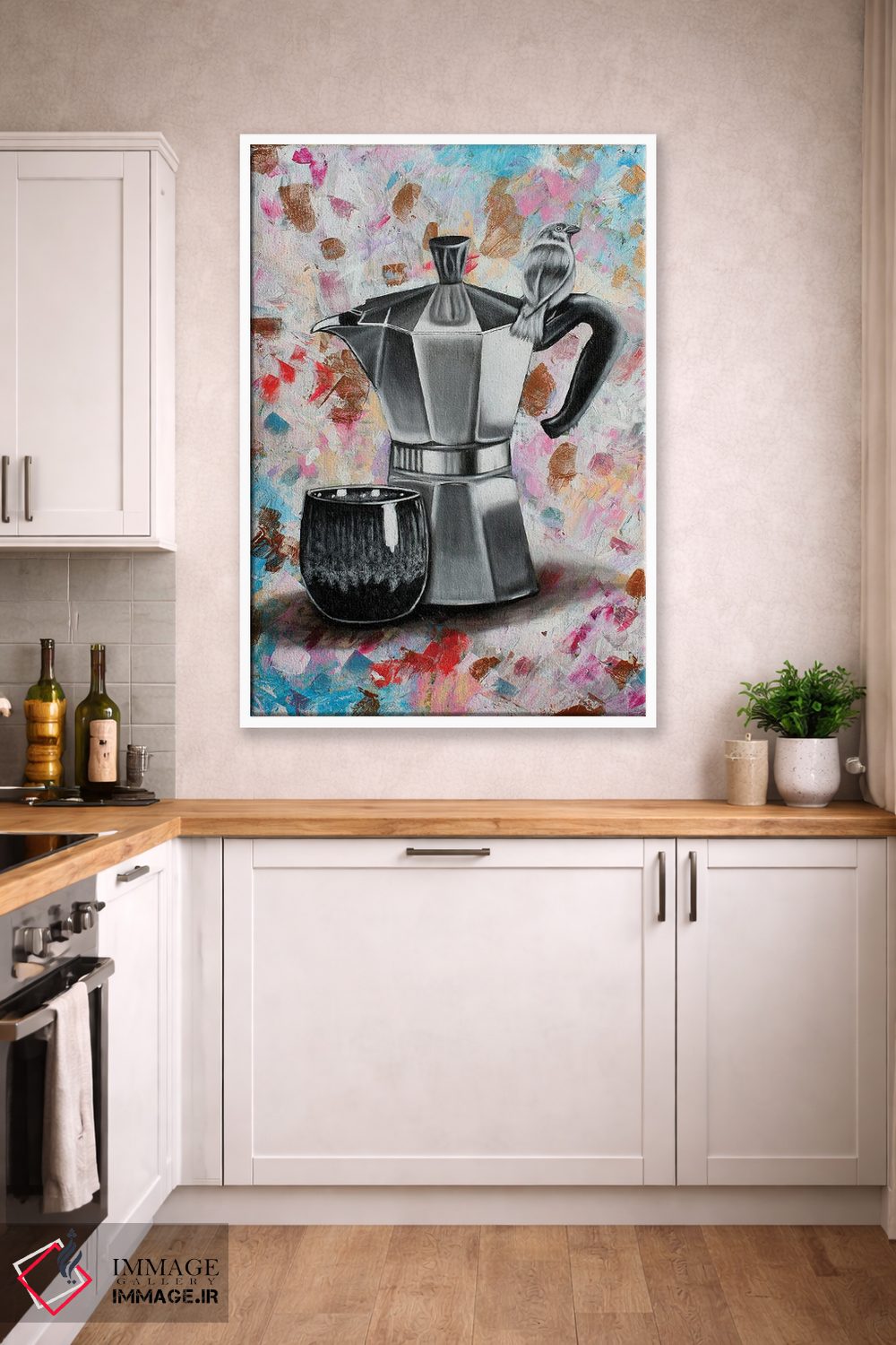 تابلو دکوراتیو قهوه صبحگاهی اثر جونیر ناوارو - D4W