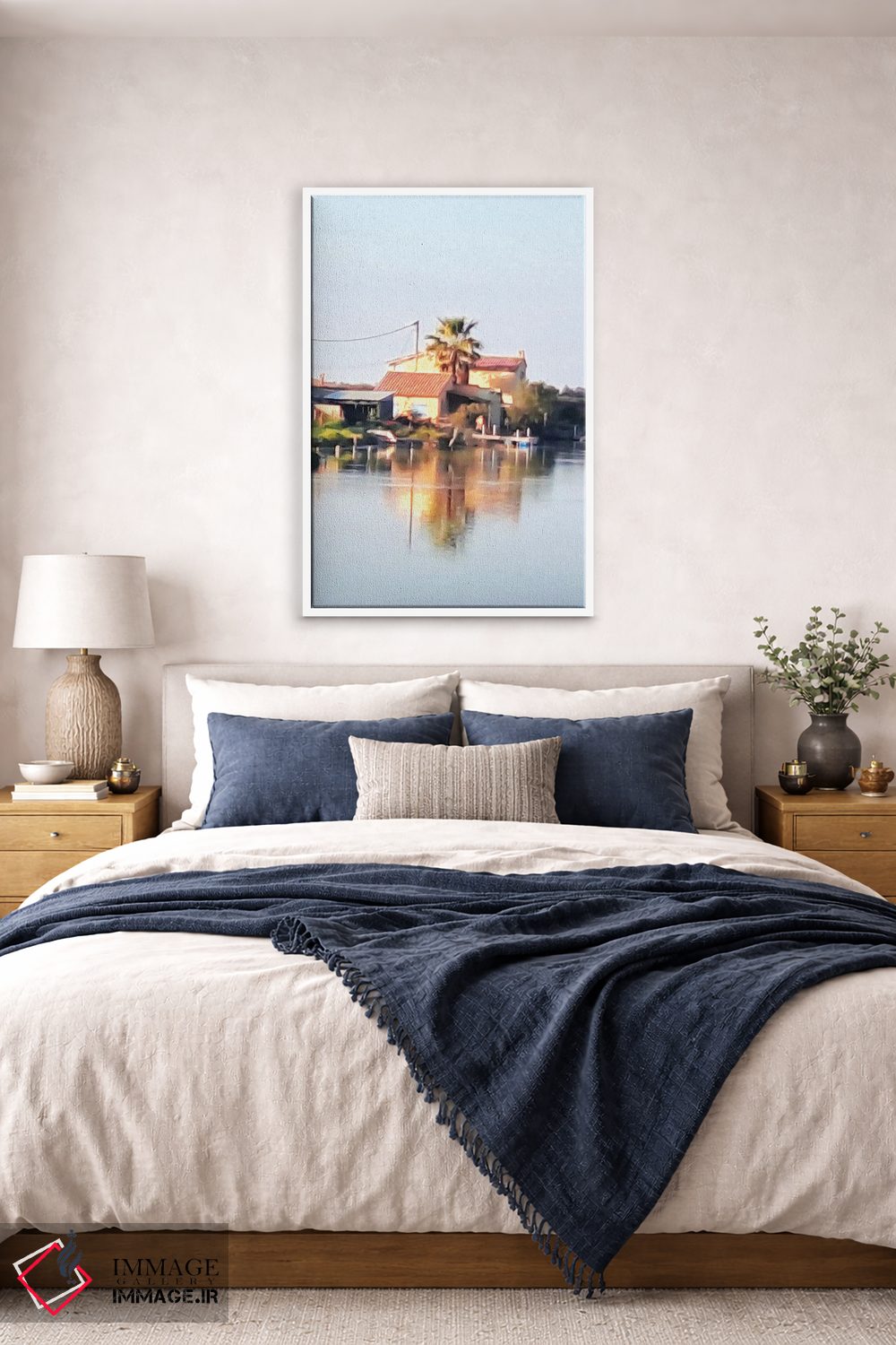 تابلو دکوراتیو خانه کنار دریا در فرانسه اثر ژان-نوئل لو ژونتر - D5W