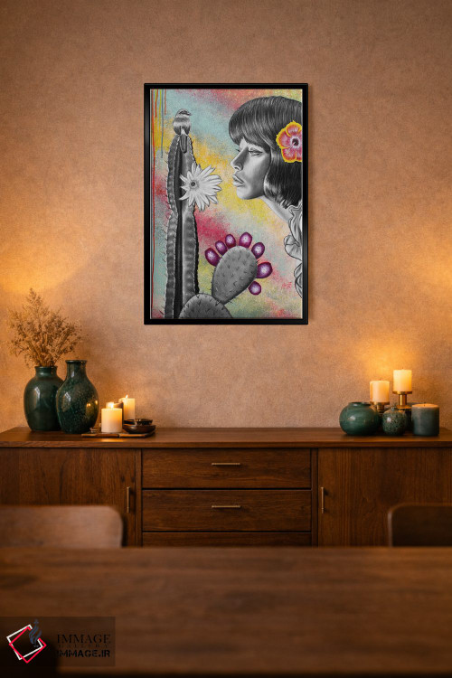 تابلو دکوراتیو ریشه هایم اثر جونیر ناوارو - D1B