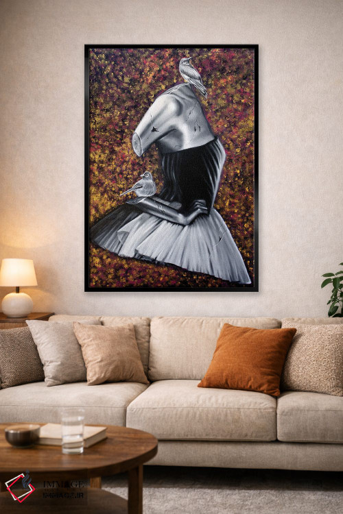 تابلو دکوراتیو رقاص باله اثر جونیر ناوارو - D3B