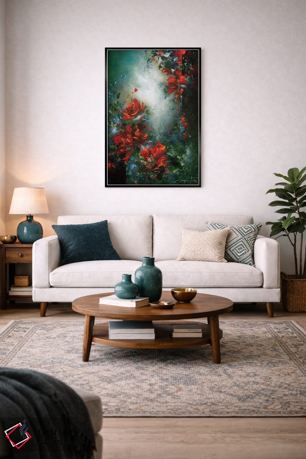 تابلو دکوراتیو با شور و عشق متعلق به تو اثر ژانیکا تالتس - D5B