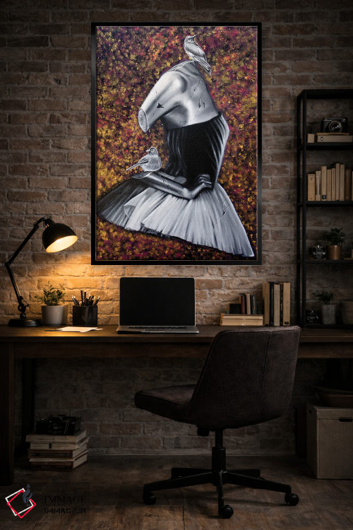تابلو دکوراتیو رقاص باله اثر جونیر ناوارو - D6B