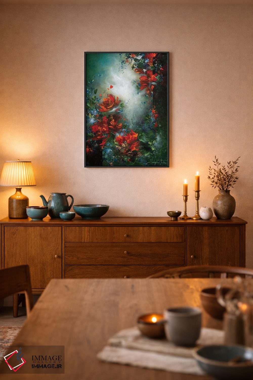 تابلو دکوراتیو با شور و عشق متعلق به تو اثر ژانیکا تالتس - D6B