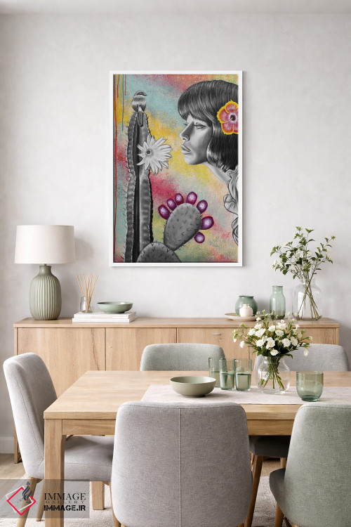 تابلو دکوراتیو ریشه هایم اثر جونیر ناوارو - D5W