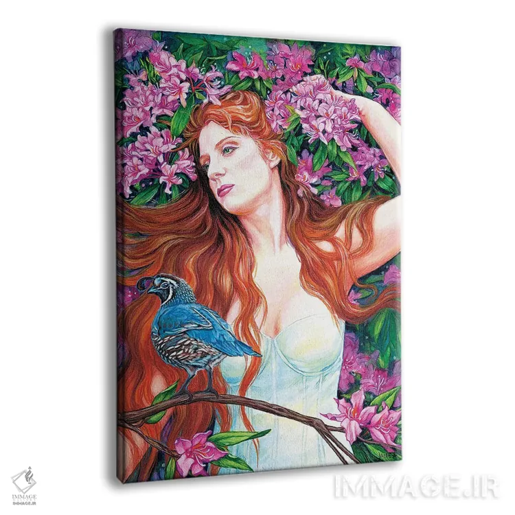 تابلو دکوراتیو بلدرچین اثر جین استار ویلز - نمای پرسپکتیو محصول