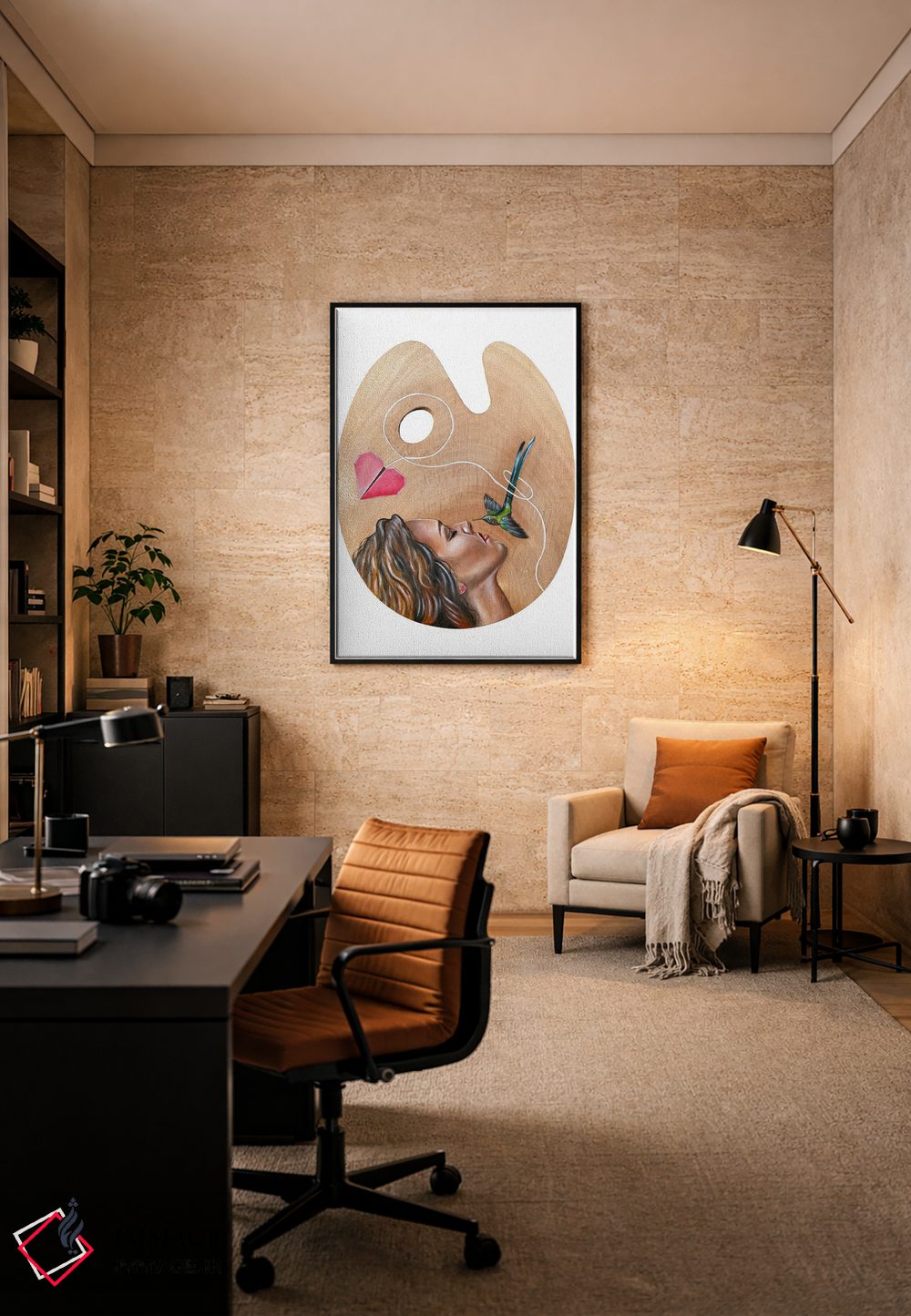 تابلو دکوراتیو به یاد تو اثر جونیر ناوارو - D6B