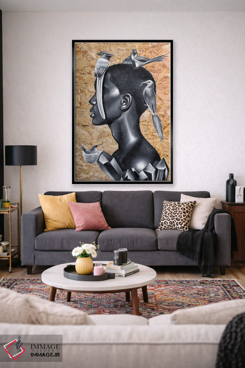 تابلو دکوراتیو تعادل اثر جونیر ناوارو - D2B