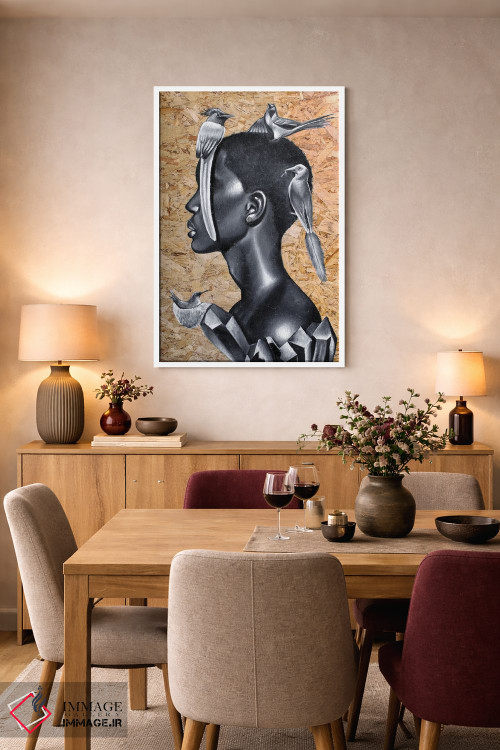 تابلو دکوراتیو تعادل اثر جونیر ناوارو - D5W