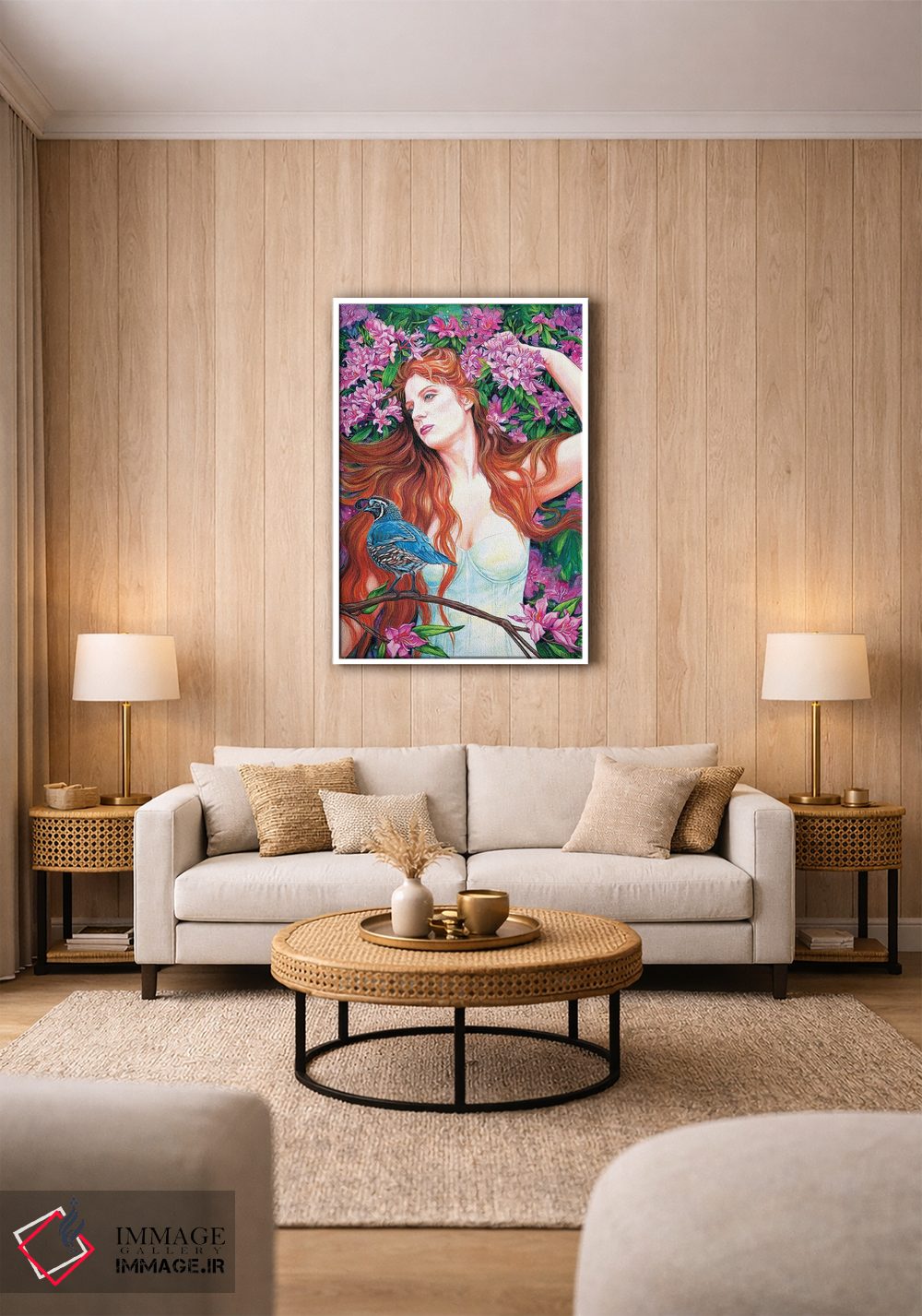 تابلو دکوراتیو بلدرچین اثر جین استار ویلز - D1W