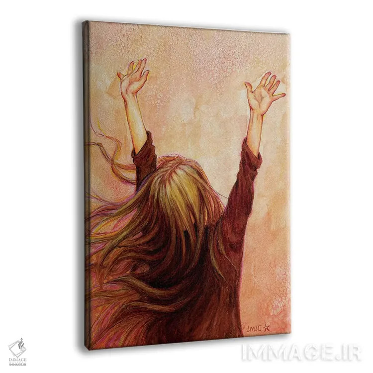 تابلو دکوراتیو دست یافتن اثر جین استار ویلز - نمای پرسپکتیو محصول