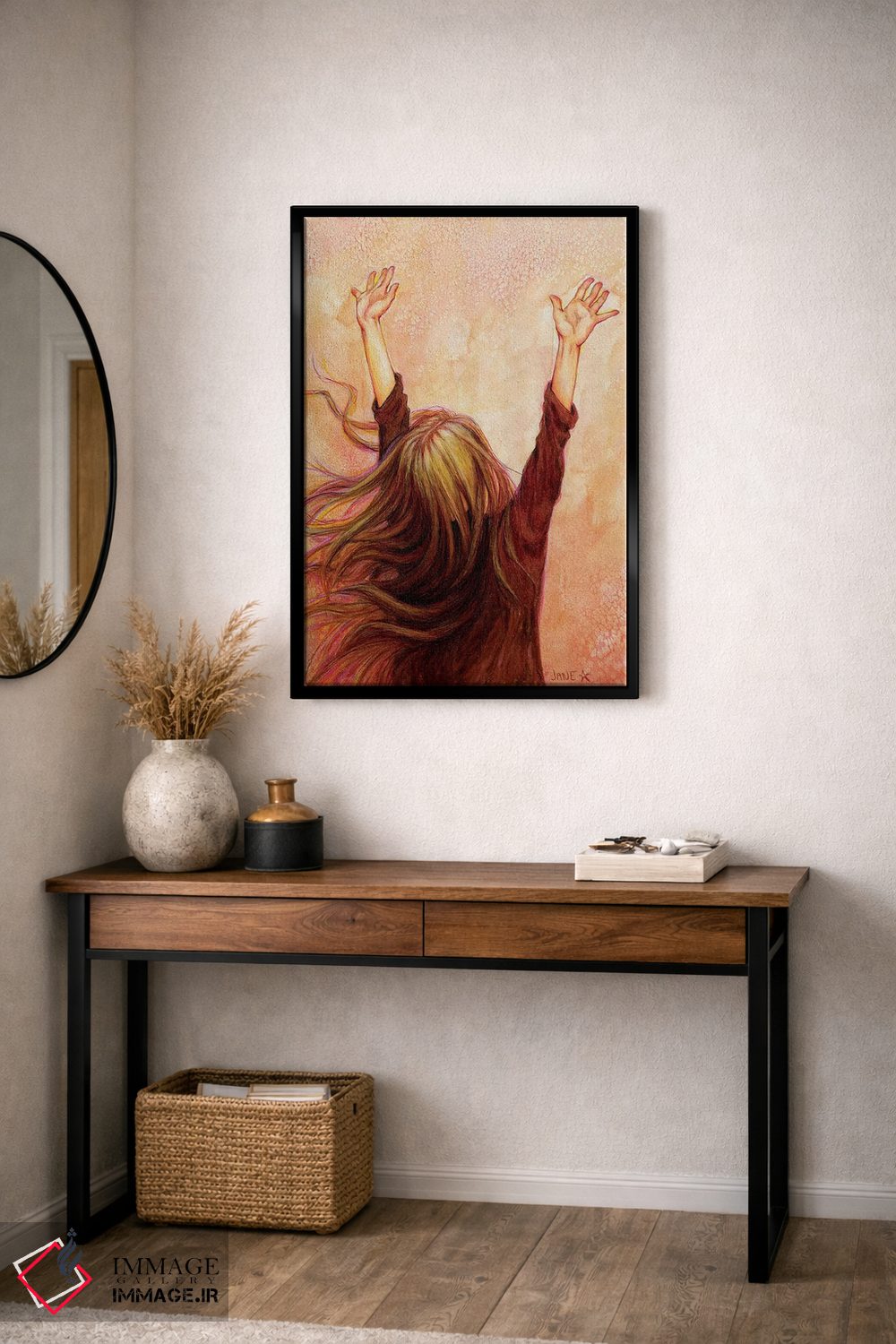 تابلو دکوراتیو دست یافتن اثر جین استار ویلز - D3B