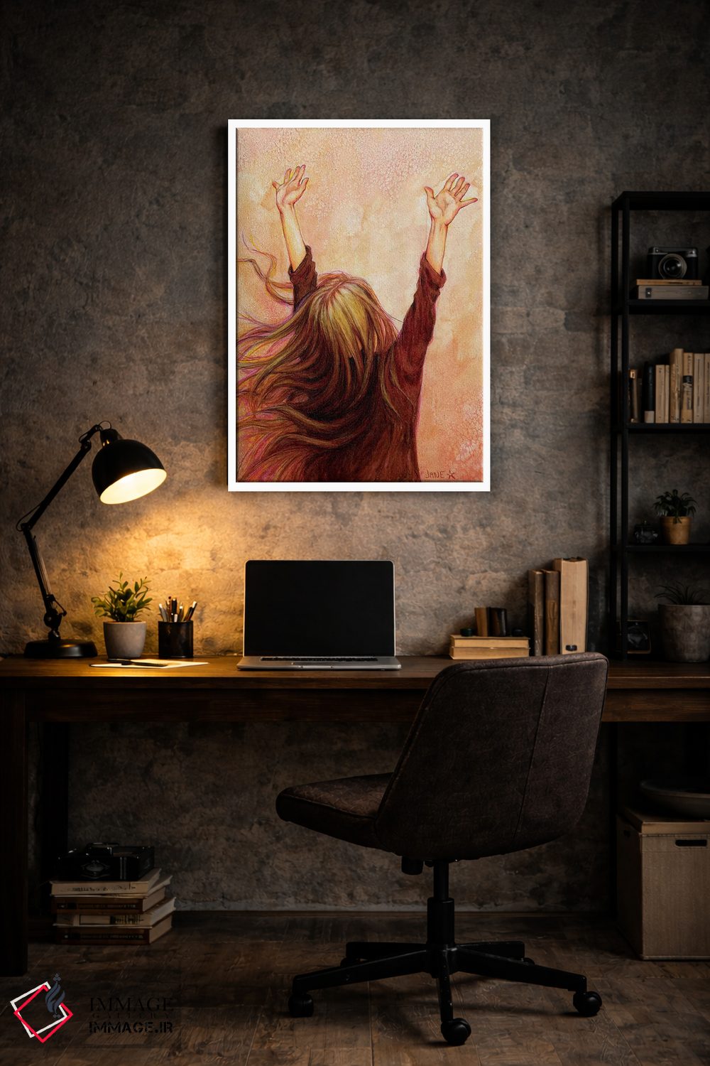 تابلو دکوراتیو دست یافتن اثر جین استار ویلز - D6W