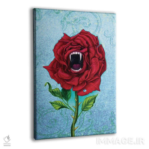 تابلو دکوراتیو رز با نیش اثر جین استار ویلز - نمای پرسپکتیو محصول