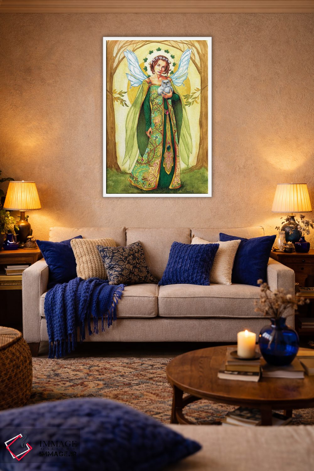 تابلو دکوراتیو جغد کوچک اثر جین استار ویلز - D2W