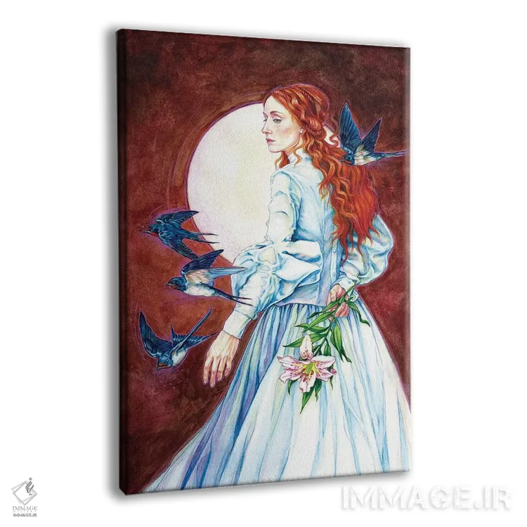 تابلو دکوراتیو پرستوهای طویله اثر جین استار ویلز - نمای پرسپکتیو محصول