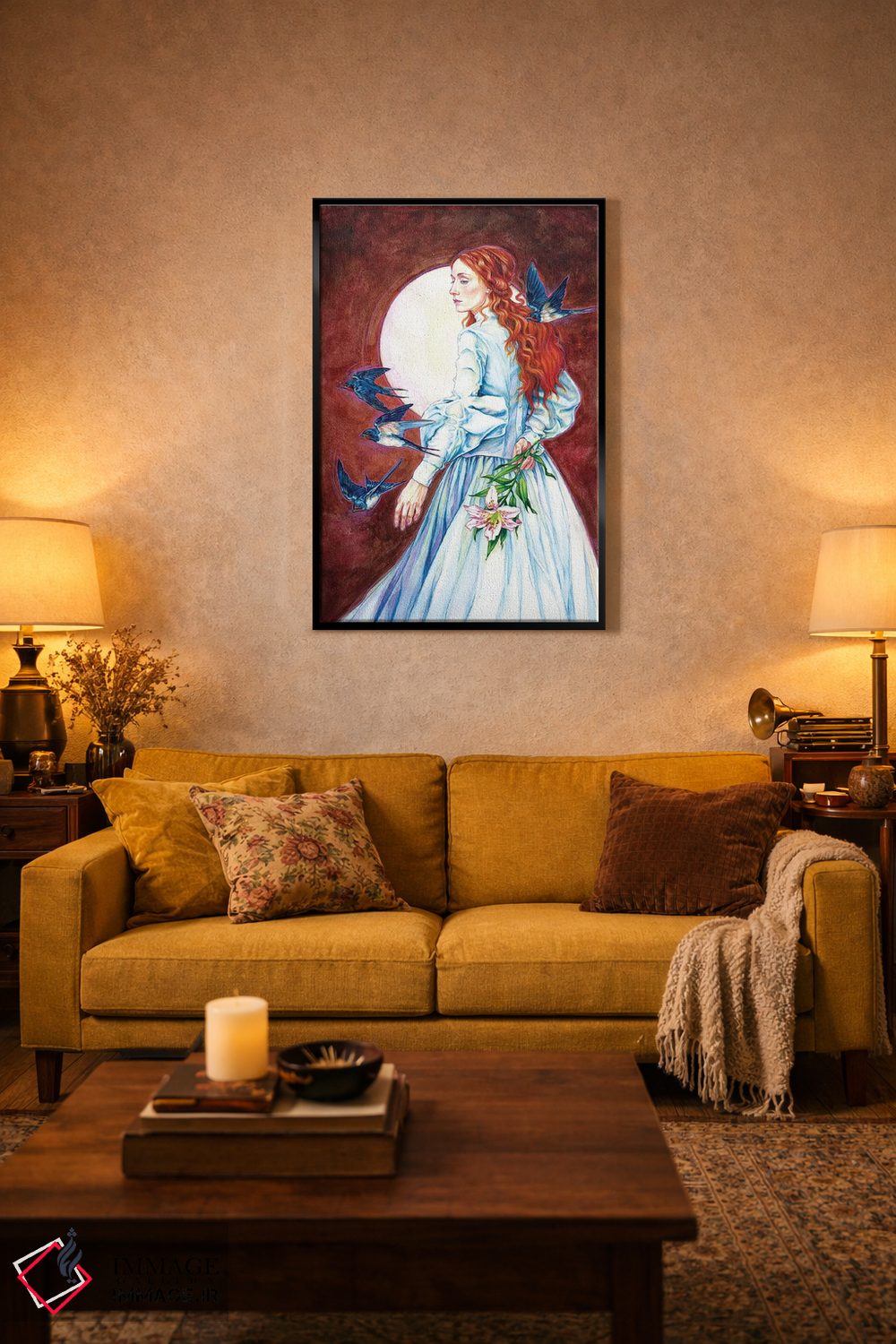 تابلو دکوراتیو پرستوهای طویله اثر جین استار ویلز - D2B