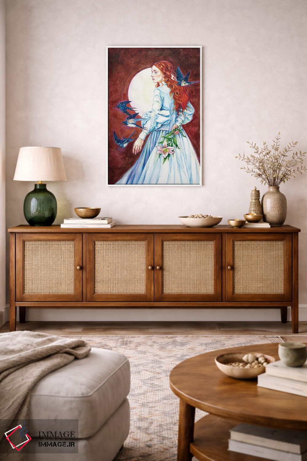 تابلو دکوراتیو پرستوهای طویله اثر جین استار ویلز - D1W