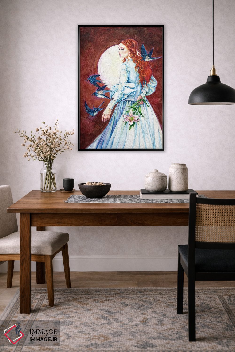 تابلو دکوراتیو پرستوهای طویله اثر جین استار ویلز - D3B