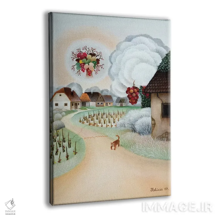 تابلو دکوراتیو شبح اثر جوسیپ فالیچا - نمای پرسپکتیو محصول