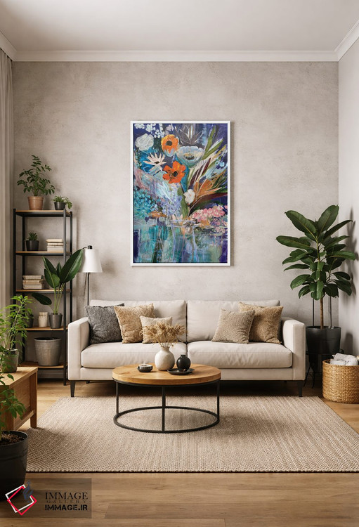 تابلو دکوراتیو پارچ های شیشه ای اثر جودی ماس - D1W