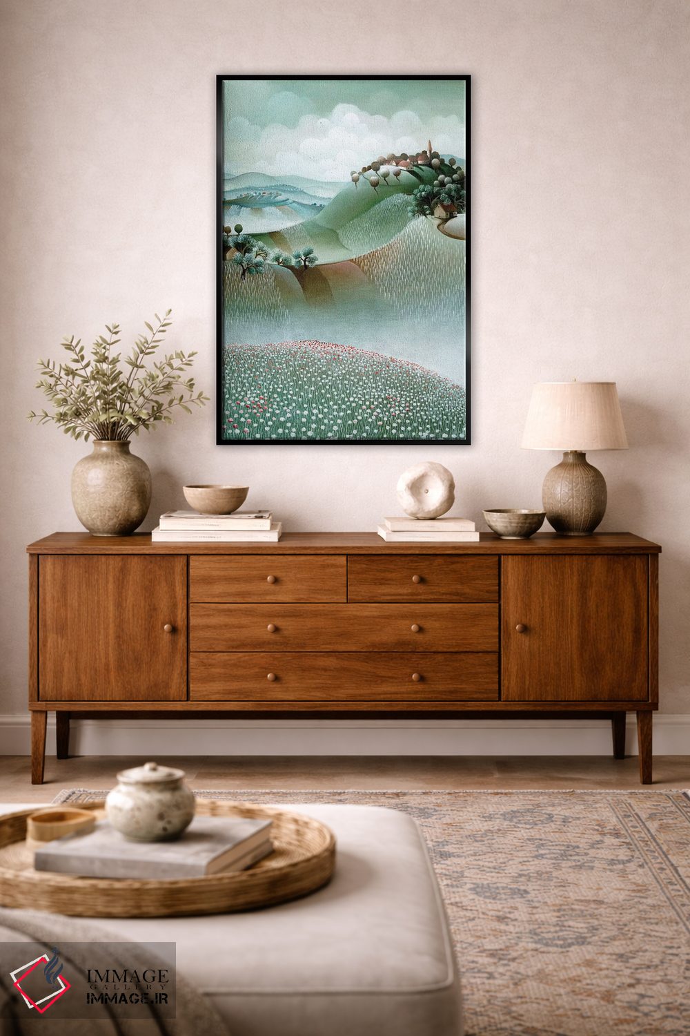 تابلو دکوراتیو بر فراز تپه ای اثر جوسیپ فالیچا - D4B