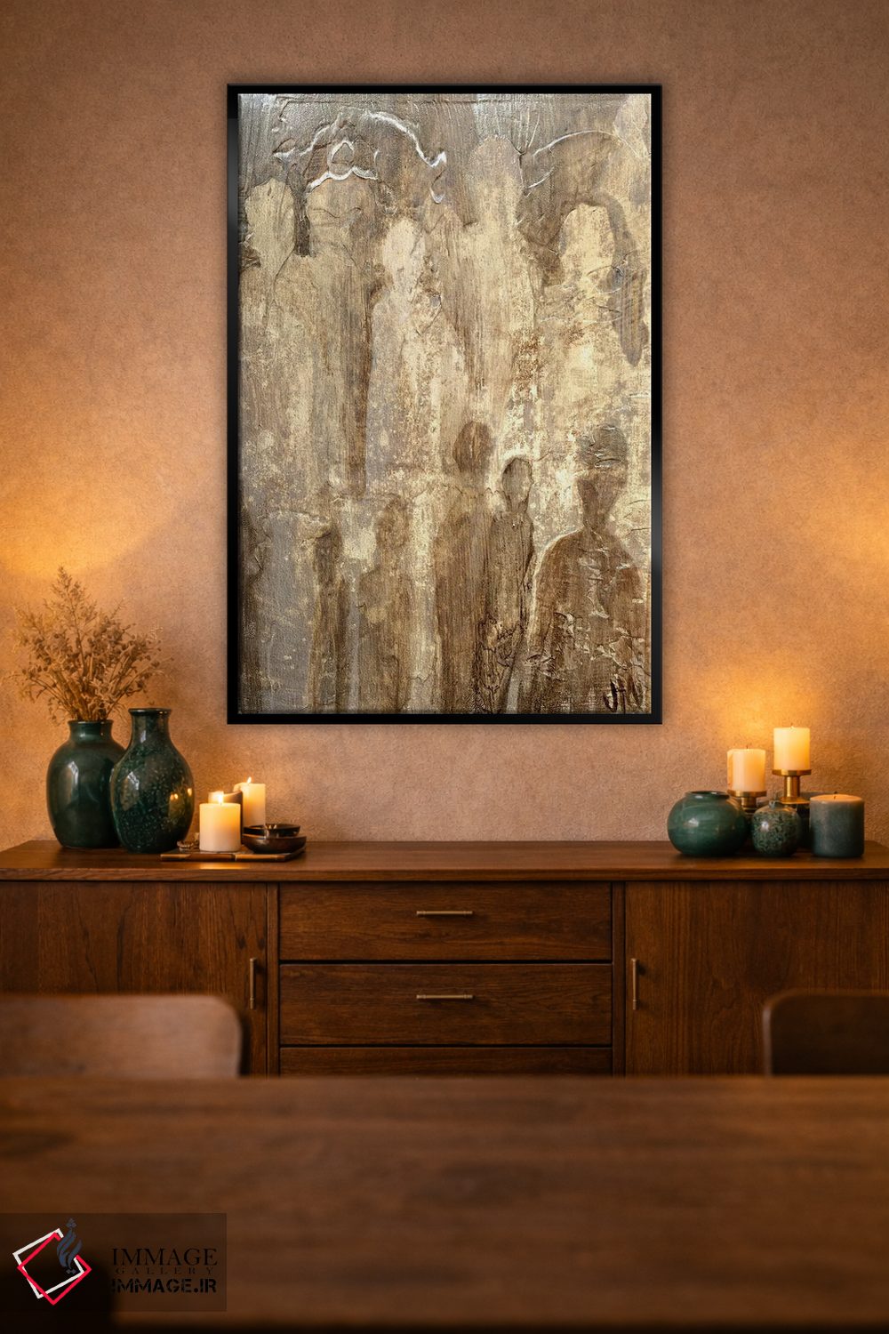 تابلو دکوراتیو مهمان پشت مهمان اثر جودی ماس - D3B