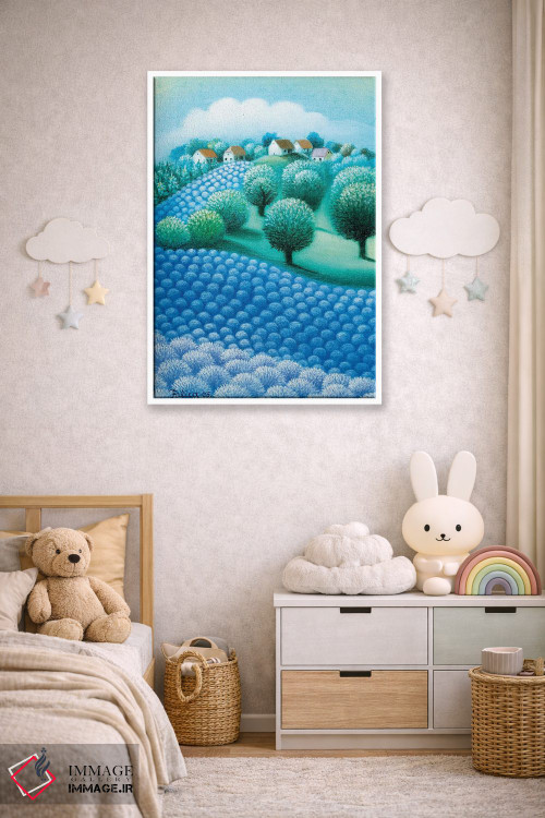 تابلو دکوراتیو عطر آبی اثر جوسیپ فالیچا - D3W
