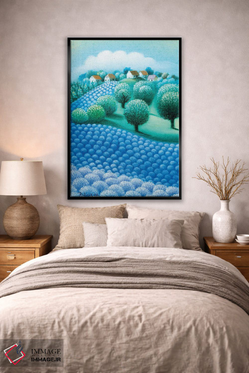 تابلو دکوراتیو عطر آبی اثر جوسیپ فالیچا - D2B