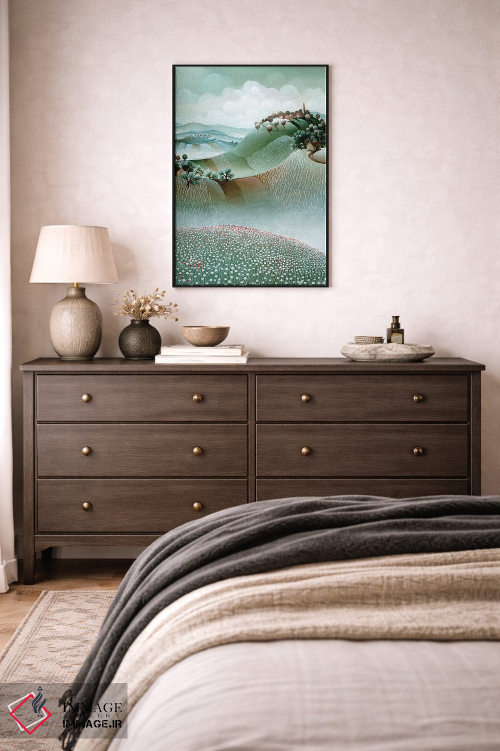 تابلو دکوراتیو بر فراز تپه ای اثر جوسیپ فالیچا - D5B