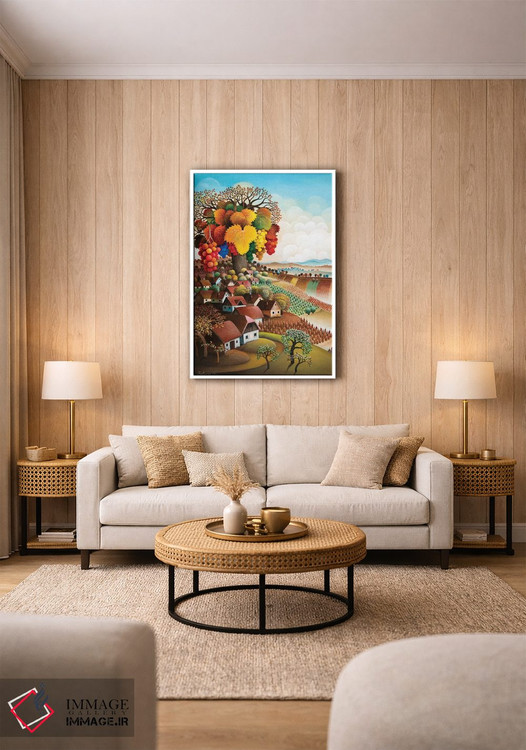 تابلو دکوراتیو تاک عظیم اثر جوسیپ فالیچا - D1W