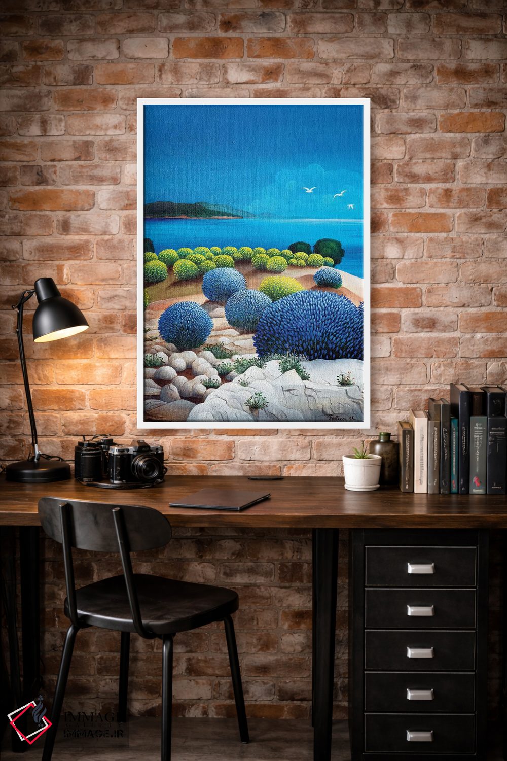 تابلو دکوراتیو جاودانه و اسطوخودوس اثر جوسیپ فالیچا - D2W