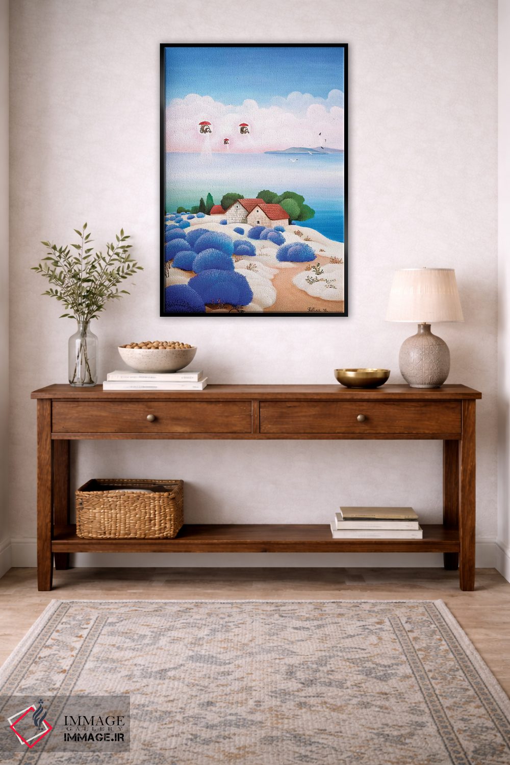 تابلو دکوراتیو مهمانان عجیب اثر جوسیپ فالیچا - D4B