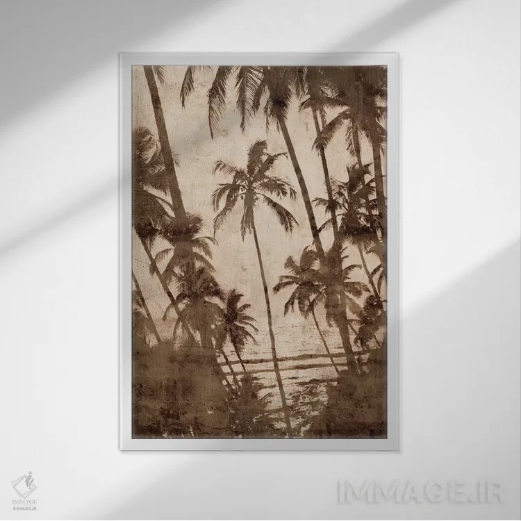 تابلو دکوراتیو بادهای تجاری I اثر جان سبا - نمای قابدار سفید