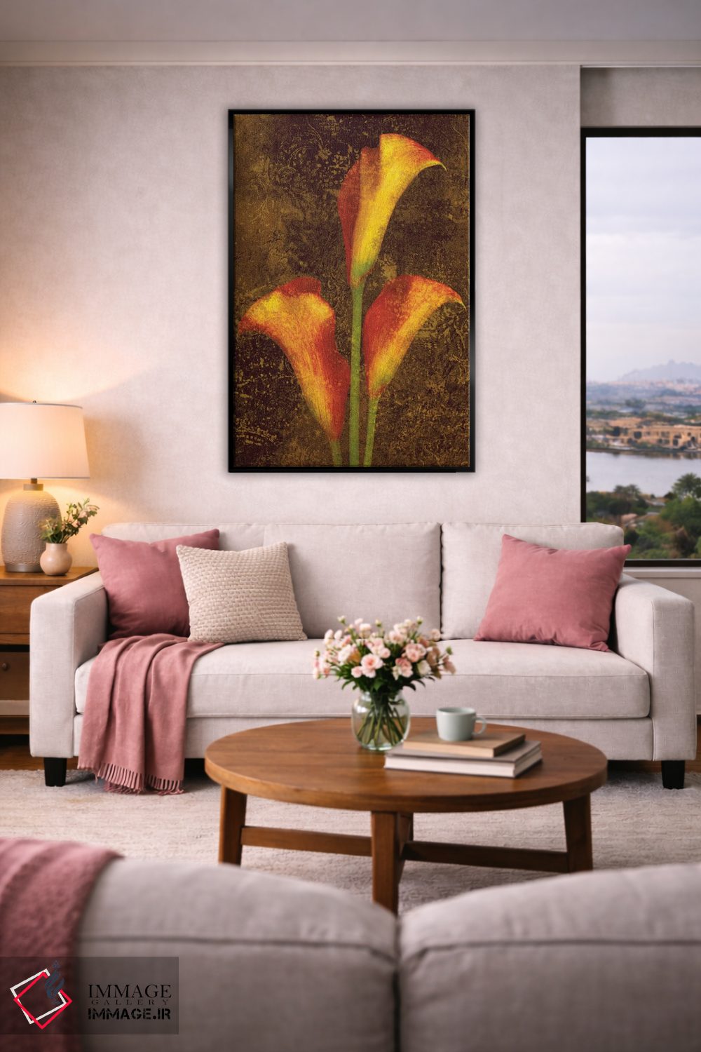 تابلو دکوراتیو کالاس اثر جان سبا - D6B