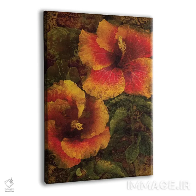 تابلو دکوراتیو ختمی I اثر جان سبا - نمای پرسپکتیو محصول