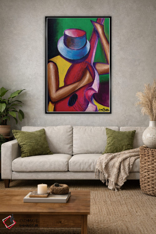 تابلو انتزاعی ملودی خوش آهنگ اثر یواخیم مک میلان - D1B