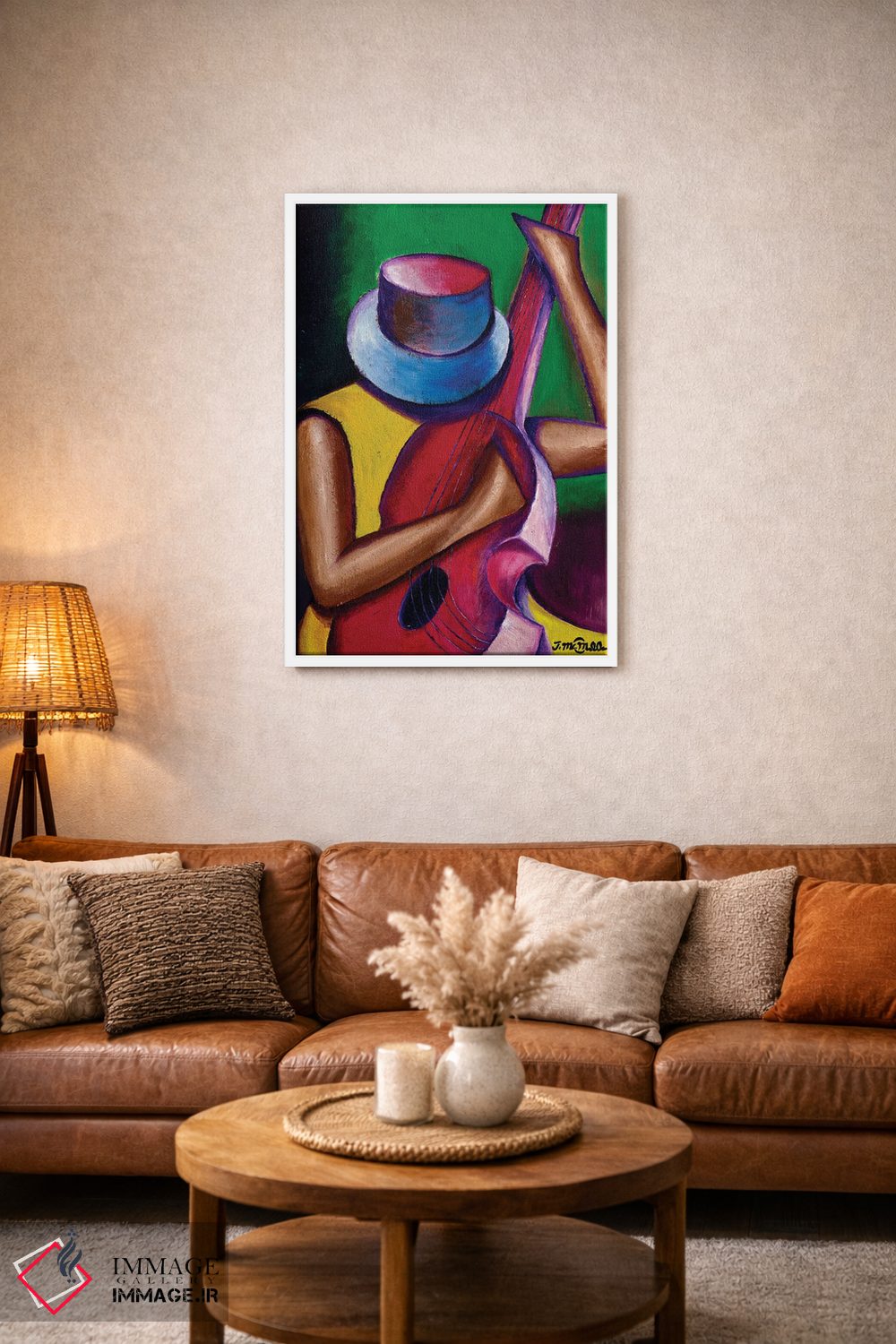 تابلو انتزاعی ملودی خوش آهنگ اثر یواخیم مک میلان - D2W