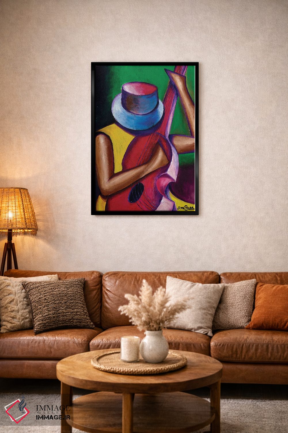 تابلو انتزاعی ملودی خوش آهنگ اثر یواخیم مک میلان - D5B