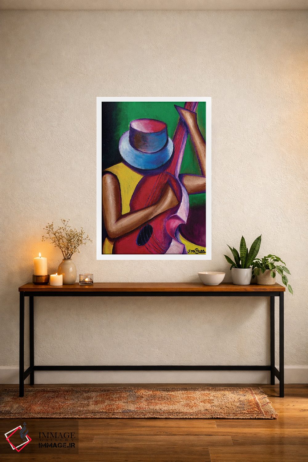 تابلو انتزاعی ملودی خوش آهنگ اثر یواخیم مک میلان - D4W