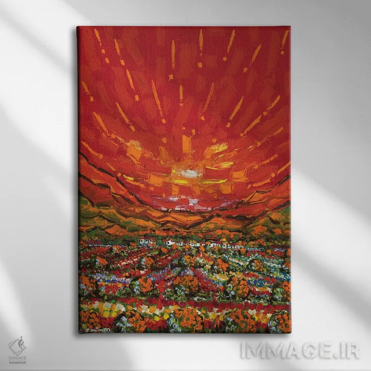 تابلو دکوراتیو آنجا اثر یواخیم مک میلان - نمای روبهرو روی دیوار