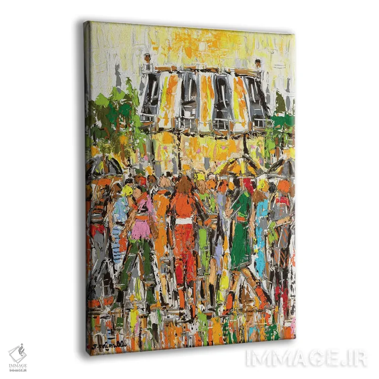 تابلو دکوراتیو ساعات پایانی اثر یواخیم مک میلان - نمای پرسپکتیو محصول