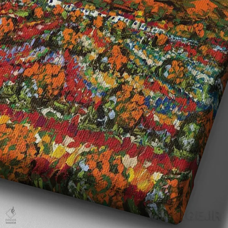 تابلو دکوراتیو آنجا اثر یواخیم مک میلان - نمای نزدیک بافت بوم