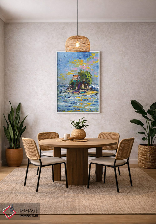 تابلو دکوراتیو پناهگاه جزیره ای اثر یواخیم مک میلان - D2W