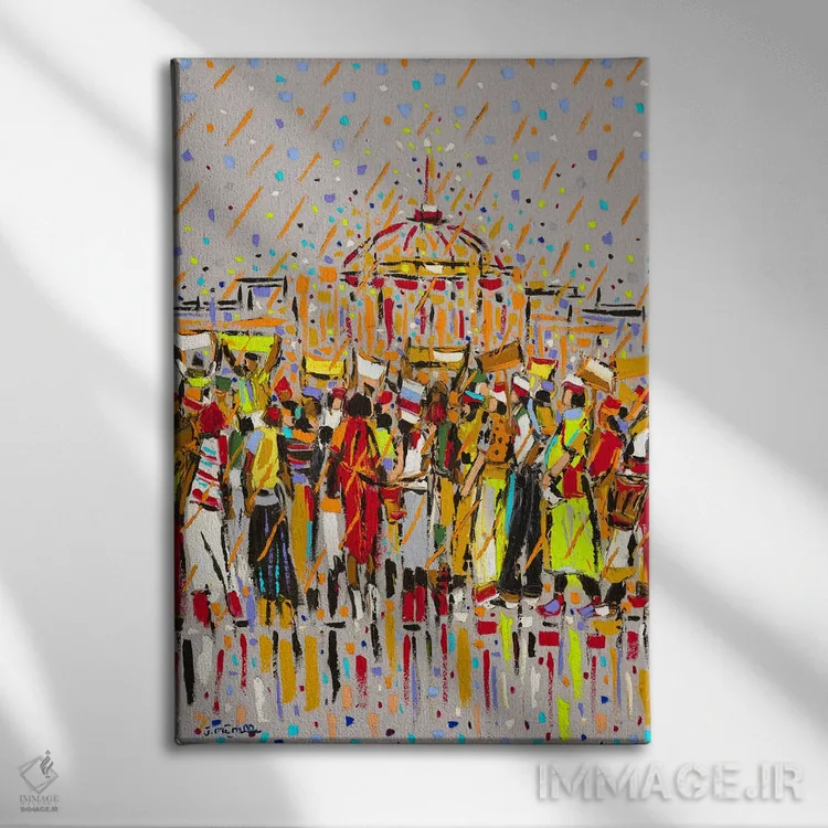 تابلو دکوراتیو همیشه چیزی هست اثر یواخیم مک میلان - نمای روبهرو روی دیوار